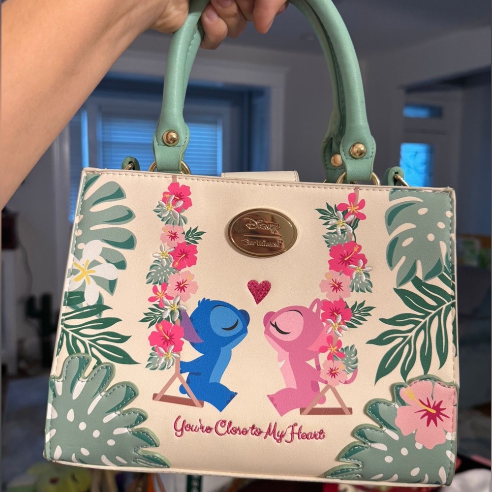 Our Universe Disney Lilo & Stitch - Stitch & Angel Swing Handbag Purse Bag